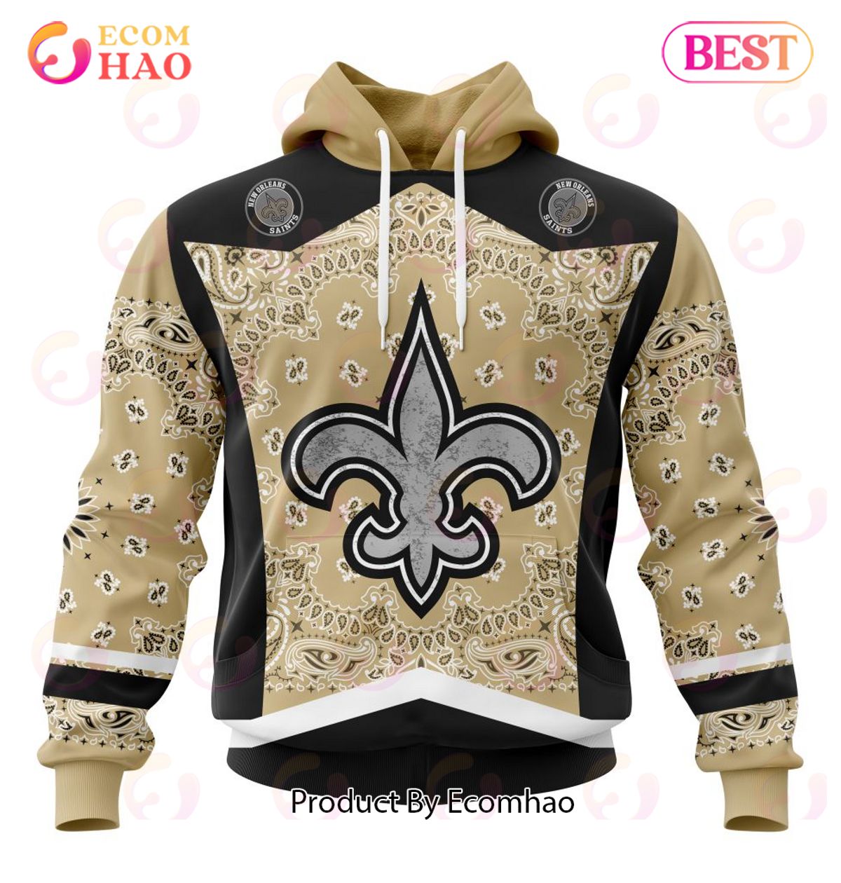 NFL New Orleans Saints Specialized Unisex Kits In Classic Style 3D Hoodie
