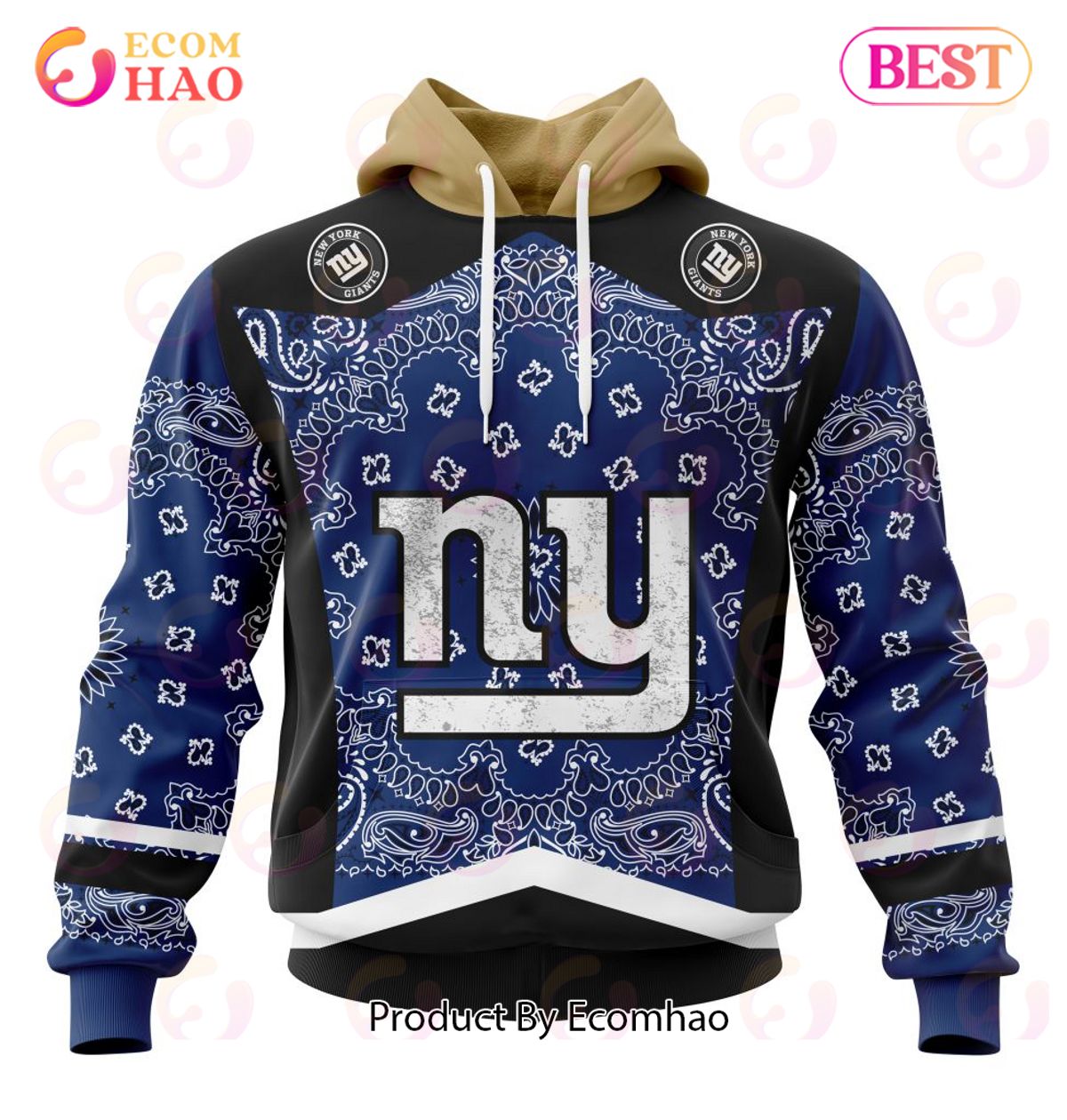 NFL New York Giants Specialized Unisex Kits In Classic Style 3D Hoodie