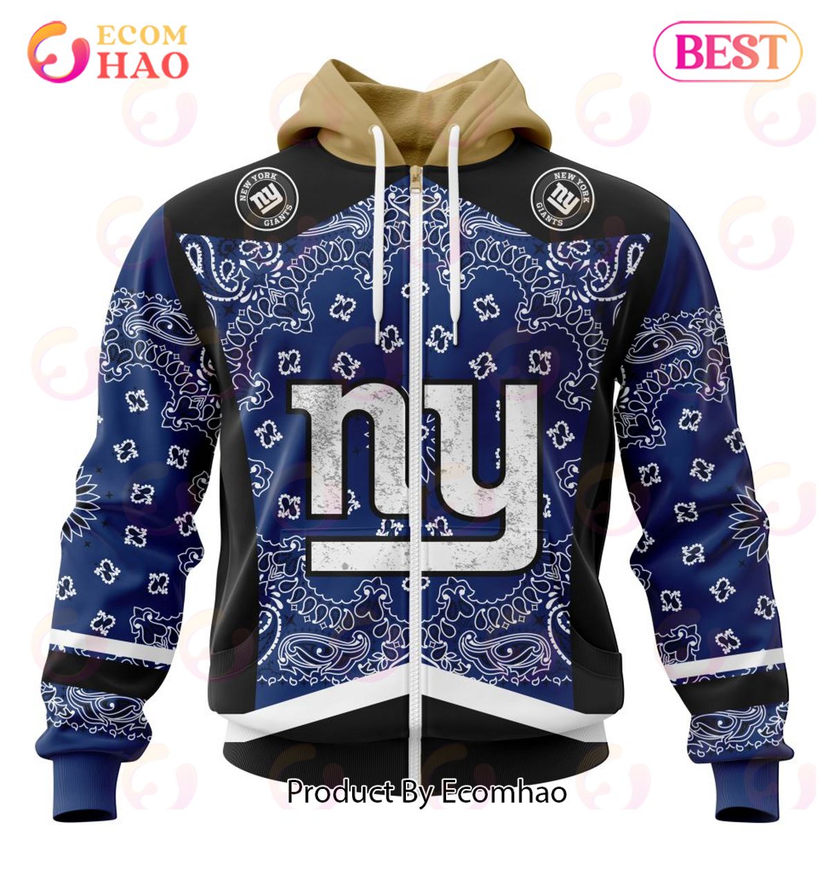 NFL New York Giants Specialized Unisex Kits In Classic Style 3D Hoodie