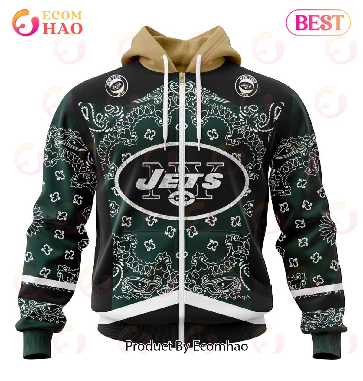 NFL New York Jets Specialized Unisex Kits In Classic Style 3D Hoodie