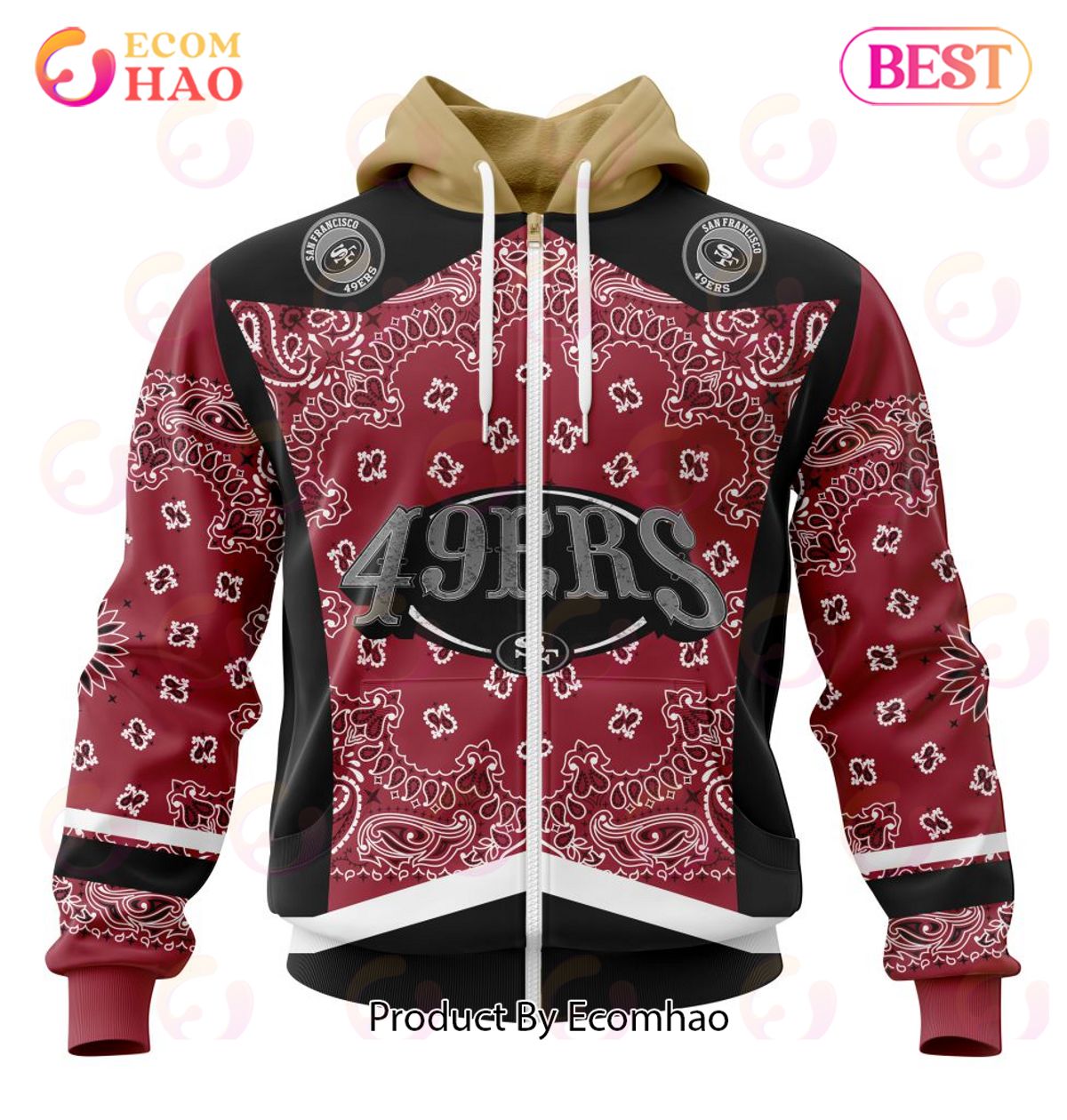 NFL San Francisco 49ers Specialized Unisex Kits In Classic Style 3D Hoodie