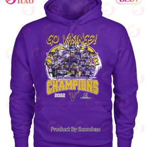 Go Vikings NFC North Divison Champions 2022 T-Shirt