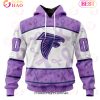 NFL Arizona Cardinals Special Lavender Fight Cancer 3D Hoodie