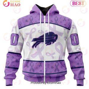 NFL Buffalo Bills Special Lavender Fight Cancer 3D Hoodie