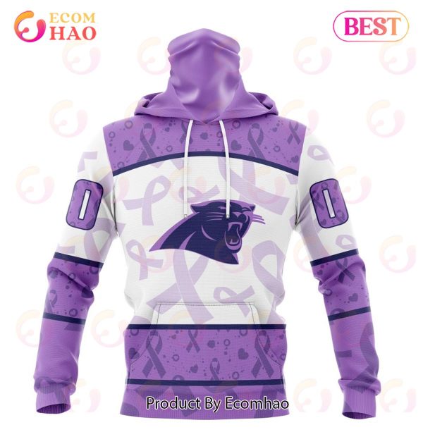 NFL Carolina Panthers Special Lavender Fight Cancer 3D Hoodie