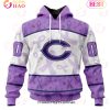 NFL Carolina Panthers Special Lavender Fight Cancer 3D Hoodie