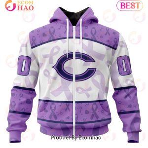NFL Chicago Bears Special Lavender Fight Cancer 3D Hoodie