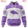 NFL Detroit Lions Special Lavender Fight Cancer 3D Hoodie