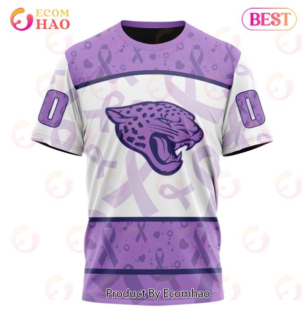 NFL Jacksonville Jaguars Special Lavender Fight Cancer 3D Hoodie
