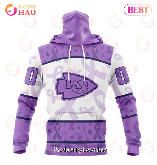 NFL Kansas City Chiefs Special Lavender Fight Cancer 3D Hoodie