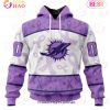 NFL Los Angeles Rams Special Lavender Fight Cancer 3D Hoodie