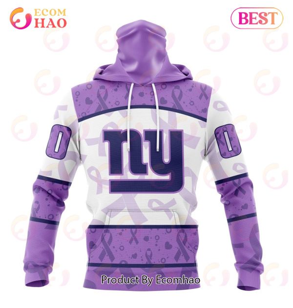 NFL New York Giants Special Lavender Fight Cancer 3D Hoodie