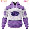 NFL Pittsburgh Steelers Special Lavender Fight Cancer 3D Hoodie
