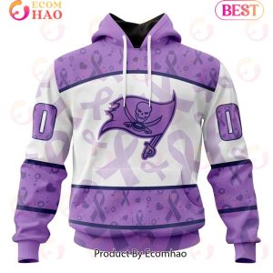 NFL Tampa Bay Buccaneers Special Lavender Fight Cancer 3D Hoodie
