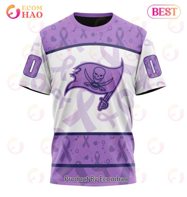 NFL Tampa Bay Buccaneers Special Lavender Fight Cancer 3D Hoodie