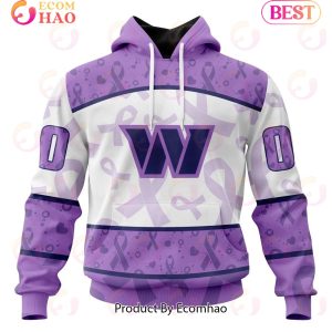 NFL Washington Commanders Special Lavender Fight Cancer 3D Hoodie