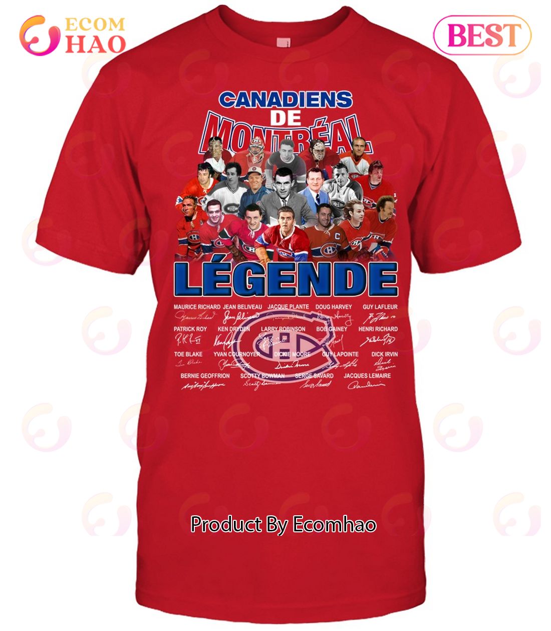 Canadiens De Montreal Legende Thank You For The Memories T-Shirt