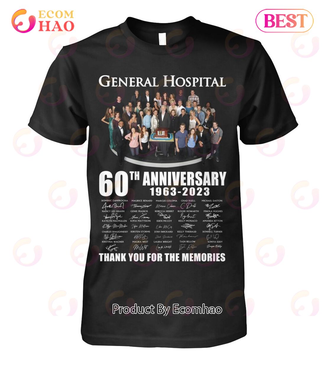 General Hospital 60th Anniversary 1963 – 2023 Thank You For The Memories T-Shirt