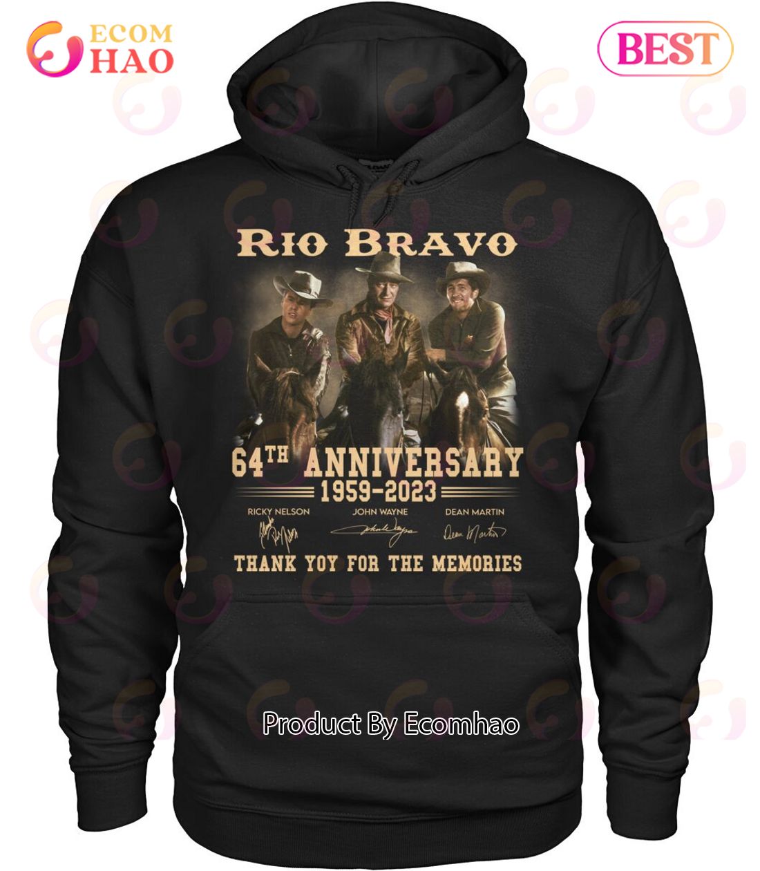 Rio Bravo 64th Anniversary 1959 – 2023 Thank You For The Memories T-Shirt