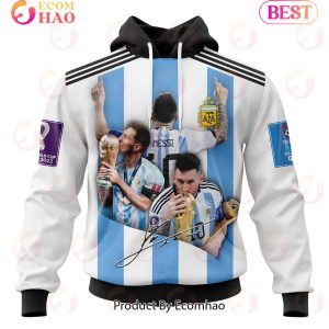 Argentina Special Kits Lionel Messi Won His First World Cup 2022 3D Hoodie