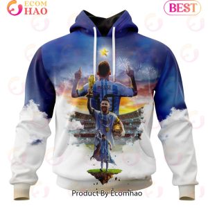Special Design Lionel Messi Won His First World Cup 2022 3D Hoodie