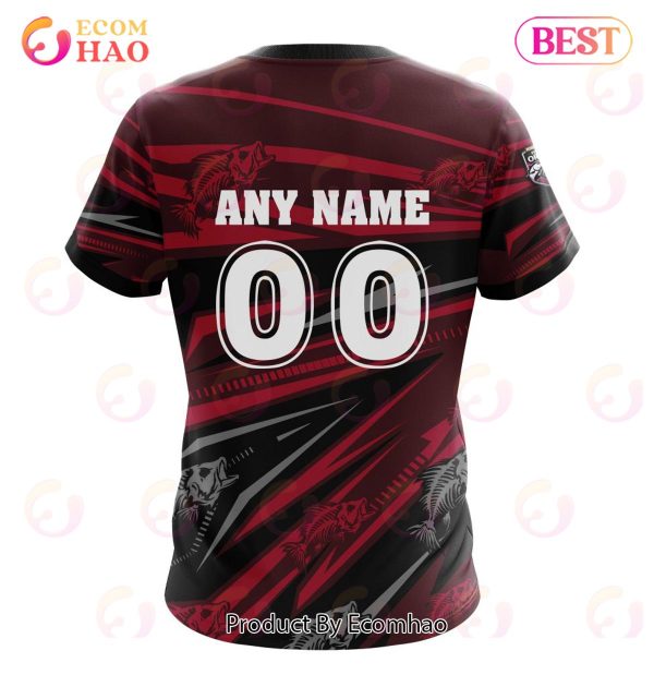 Fish Of Origin QLD Maroons Kits 3D Hoodie