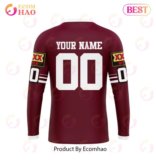 QLD Maroons 2006 Retro Kits 3D Hoodie