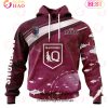 QLD Maroons Harvey Norman 2023 Kits 3D Hoodie
