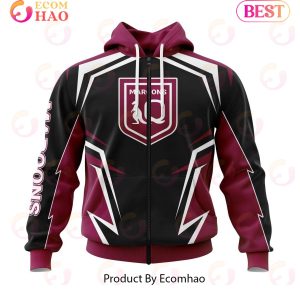 QLD Maroons Special Kits ST2201 3D Hoodie
