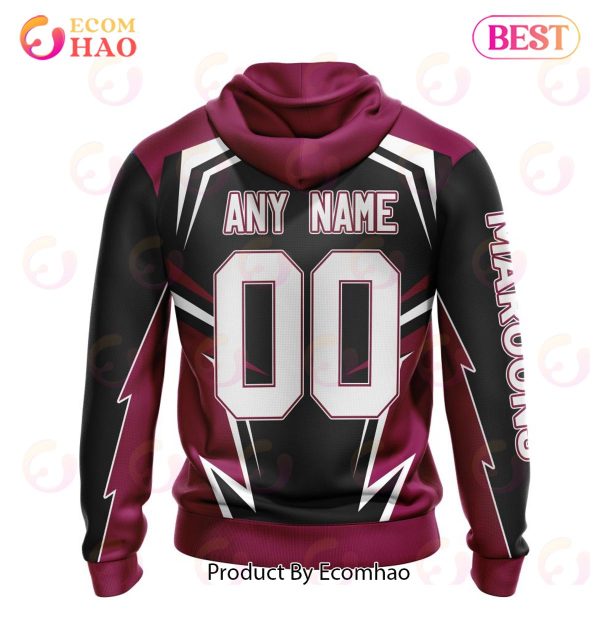 QLD Maroons Special Kits ST2201 3D Hoodie