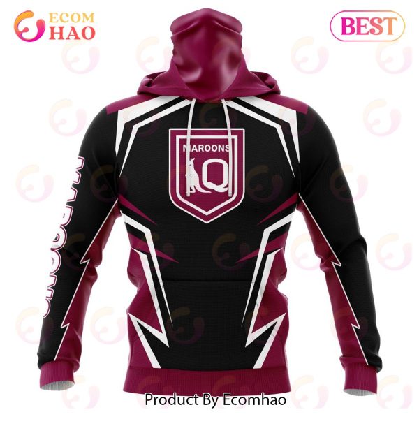 QLD Maroons Special Kits ST2201 3D Hoodie