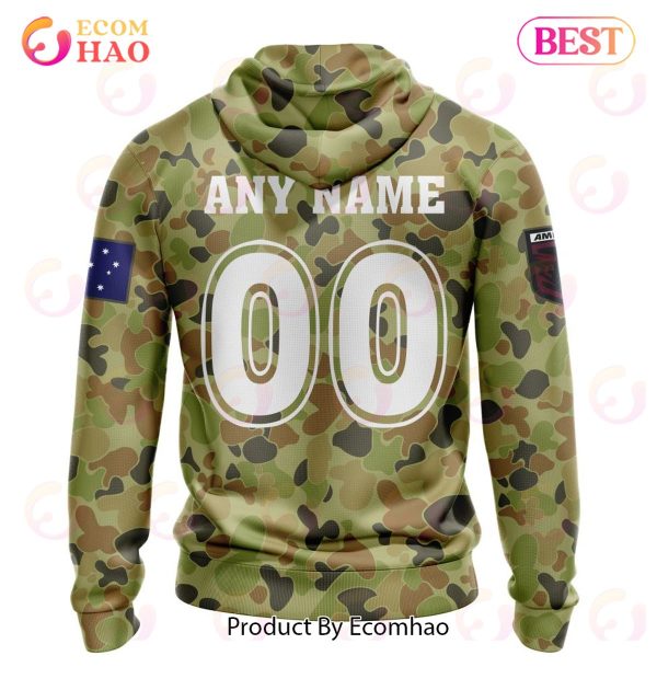 QLD Maroons Special Military Camo Kits ST2201 3D Hoodie