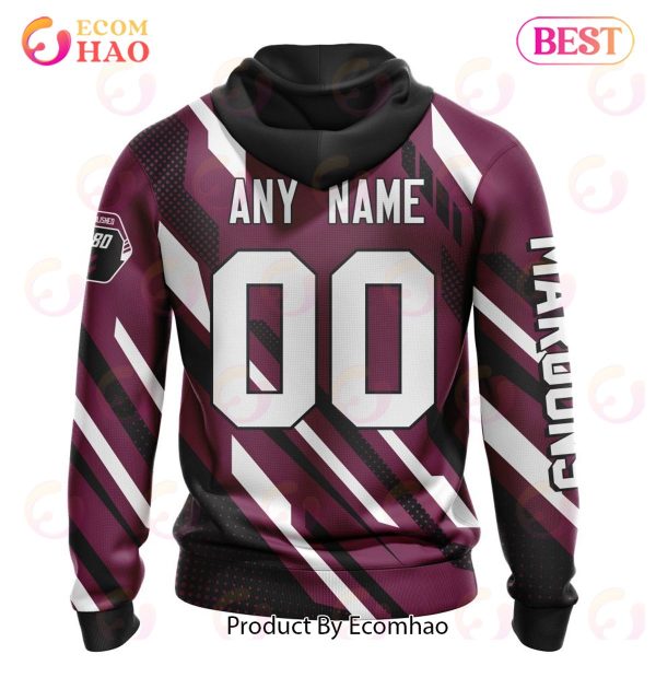 QLD Maroons Special MotoCross Concept ST2201 3D Hoodie