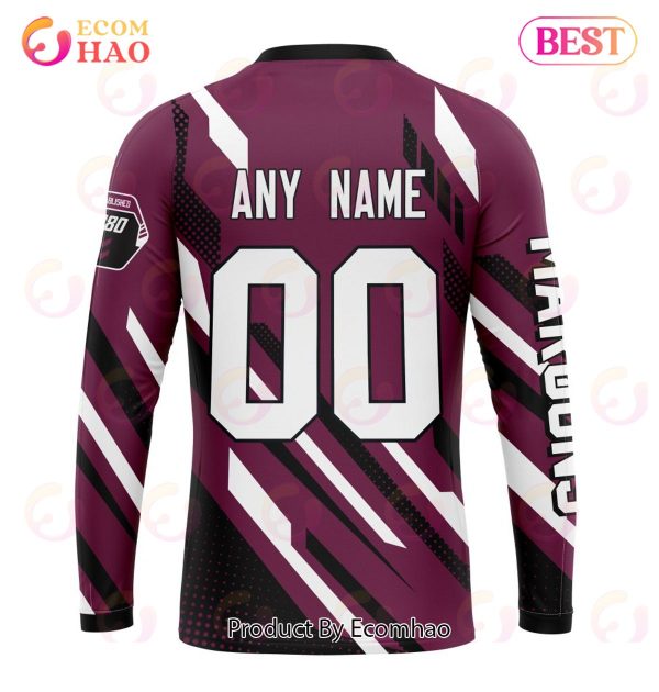 QLD Maroons Special MotoCross Concept ST2201 3D Hoodie