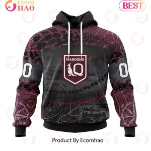 QLD Maroons Special Off-Road Concept ST2201 3D Hoodie