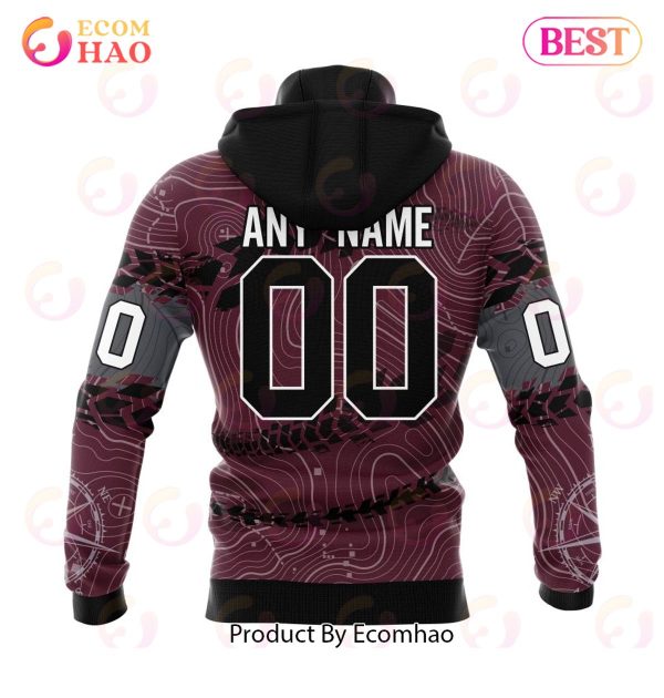 QLD Maroons Special Off-Road Concept ST2201 3D Hoodie