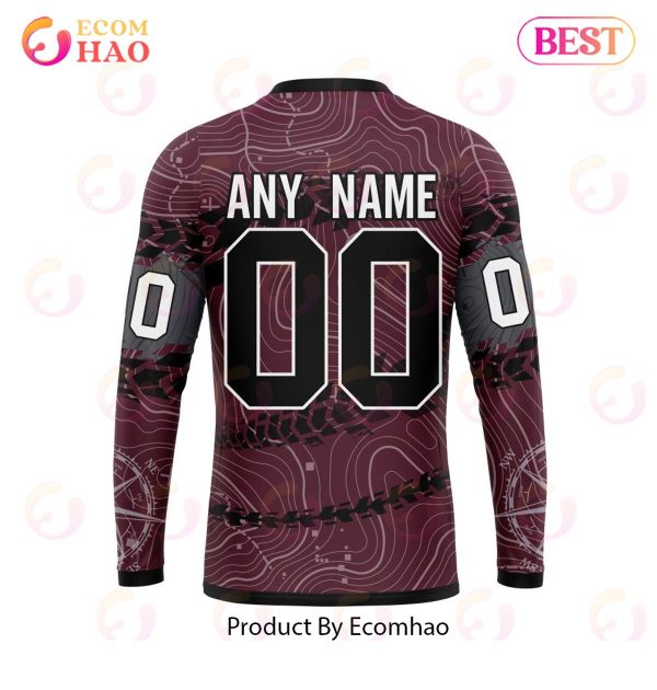 QLD Maroons Special Off-Road Concept ST2201 3D Hoodie