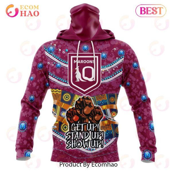 QLD Maroons Specialized Indigenous Kits For NAIDOC Week ST2201 3D Hoodie