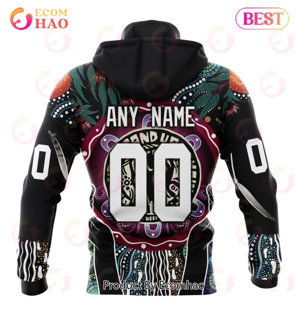 QLD Maroons Specialized NAIDOC EVENTS 3D Hoodie