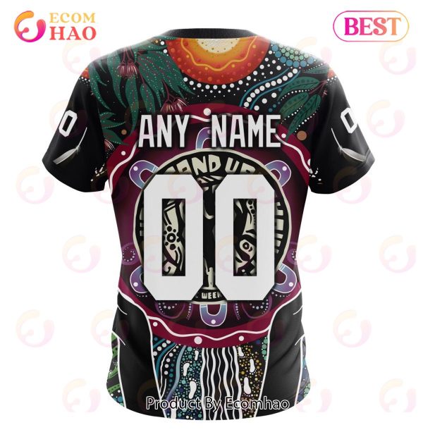 QLD Maroons Specialized NAIDOC EVENTS 3D Hoodie