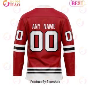 Grateful Dead & Chicago Blackhawks V2 Hockey Jersey Personalized Name & Number