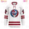 Grateful Dead & Columbus Blue Jackets Hockey Jersey Personalized Name & Number