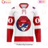 Grateful Dead & Dallas Stars Hockey Jersey Personalized Name & Number