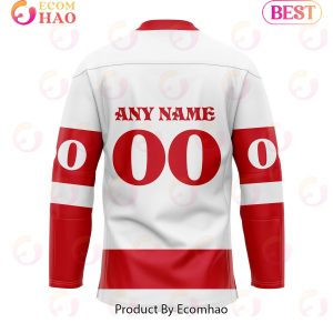 Grateful Dead & Detroit Red Wings Hockey Jersey Personalized Name & Number