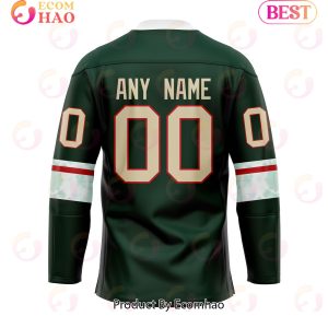 Grateful Dead & Minnesota Wild Hockey Jersey Personalized Name & Number