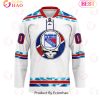 Grateful Dead & New Jersey Devils Hockey Jersey Personalized Name & Number