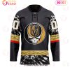 Grateful Dead & Washington Capitals Hockey Jersey Personalized Name & Number