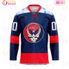 Grateful Dead & Vegas Golden Knights Hockey Jersey Personalized Name & Number Grateful Dead & Vegas Golden Knights Hockey Jersey Personalized Name & Number