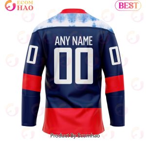 Grateful Dead & Washington Capitals Hockey Jersey Personalized Name & Number