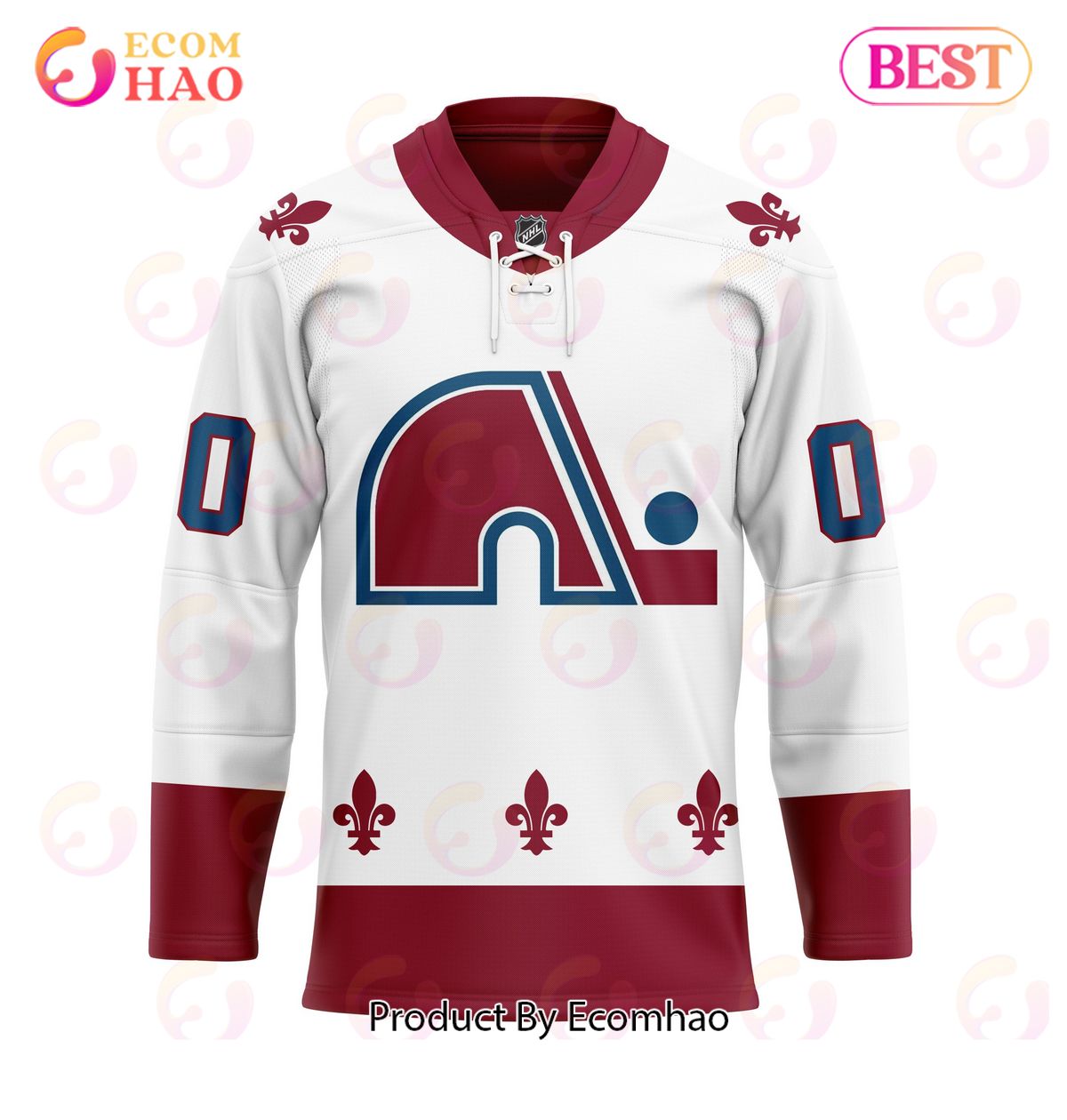 NHL Colorado Avalanche Hockey Jersey V2 Personalized Name & Number